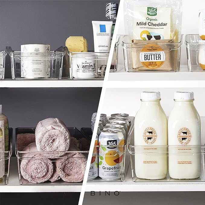 BINO | Plastic Storage Bins, Medium | THE CURVE COLLECTION | Multi-Use - Image 5