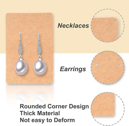 Earring Display Cards with 100 Pcs Earring Holder Cards 200 Pcs Earring Backs - Image 6
