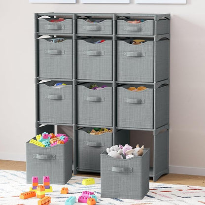 12 Cube Closet Organizers And Storage | Includes All Storage Cube Bins | Easy - Image 2