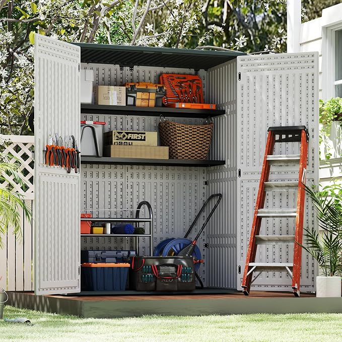 EHHLY Vertical Resin Storage Shed - Image 2