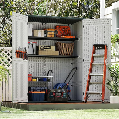 EHHLY Vertical Resin Storage Shed - Image 2