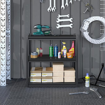 32" W Garage Shelving, 900LBS Loads Adjustable Garage Storage Shelves, 3-Tier - Image 2