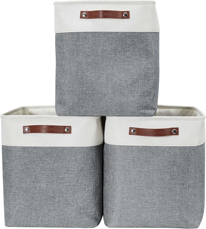 DECOMOMO Extra Large Storage Baskets, 54.5L Fabric Storage Bins by DECOMOMO