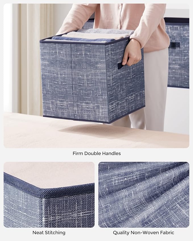 SONGMICS Storage Cubes, 11.8-Inch Non-Woven Fabric Bins - Image 5