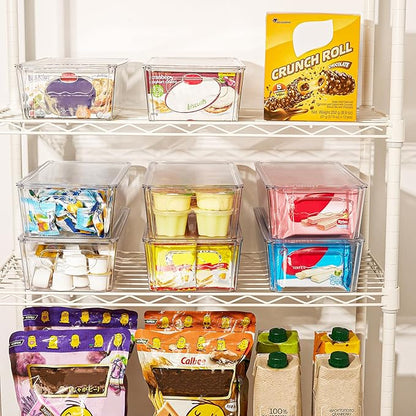 Vtopmart 4pcs Clear Organizers and Storage Bins - Image 7
