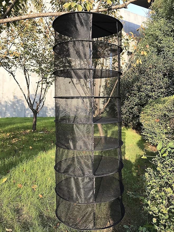 Desy & Feeci Herb Drying Rack Hanging, 8 Layer Collapsible Mesh Dry Net Herb - Image 3