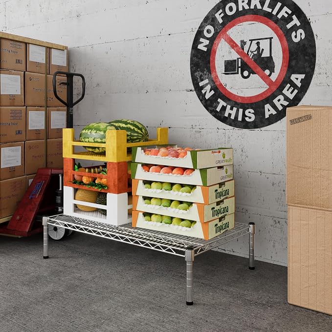 21" Deep x 36" Wide x 8" Height Wire Shelving Kit | 1-Tier | NSF Commercial - Image 5
