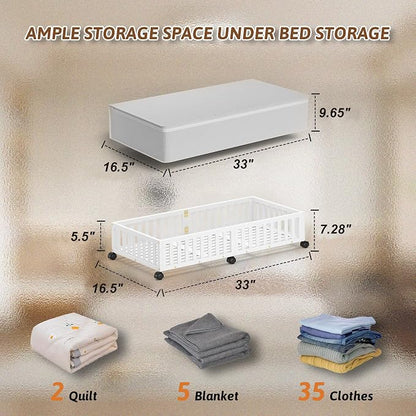 Bamboo Under Bed Storage Containers - Image 5