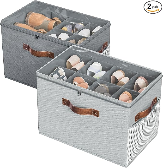 Budding Joy 2 Pack Shoe Organizer by BuddingJoy-BuildaJoyfulLifeforYou