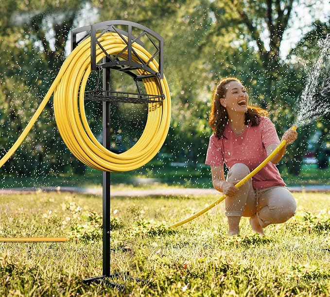Fire Beauty Garden Hose Holder, Water Hose Holder Rack Organizer by FireBeauty