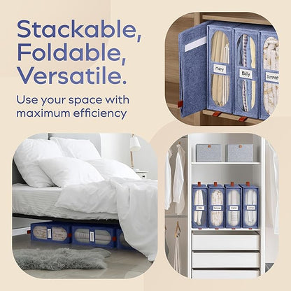 8x Bed Sheet Organizer Storage Boxes - Image 5