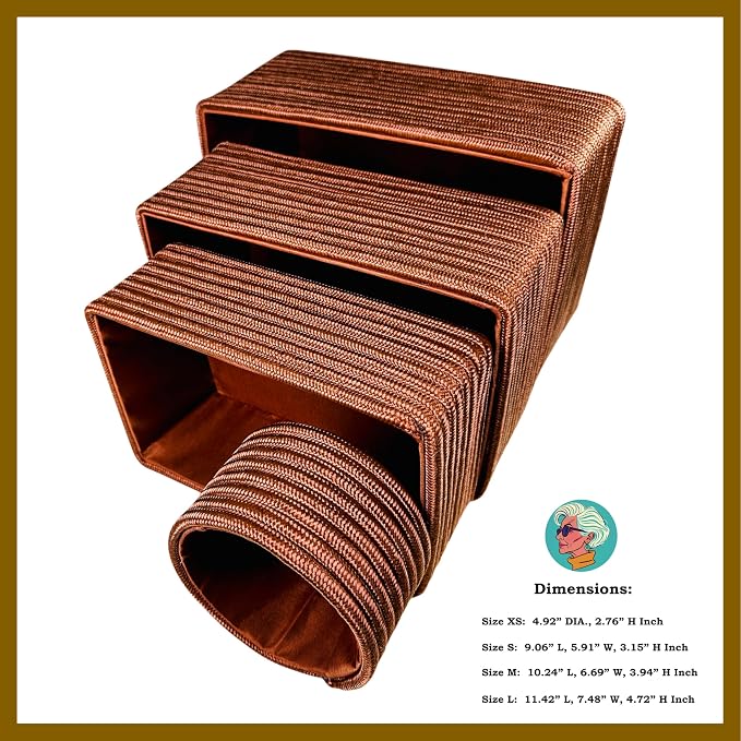 MODERN GRANNY Fashion Decor Vanity Box, Stackable Boxes Decoratives - Image 3