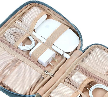 NISHEL Travel Cord Organizer Case, Tech Electronic Bag, Essentials - Image 4