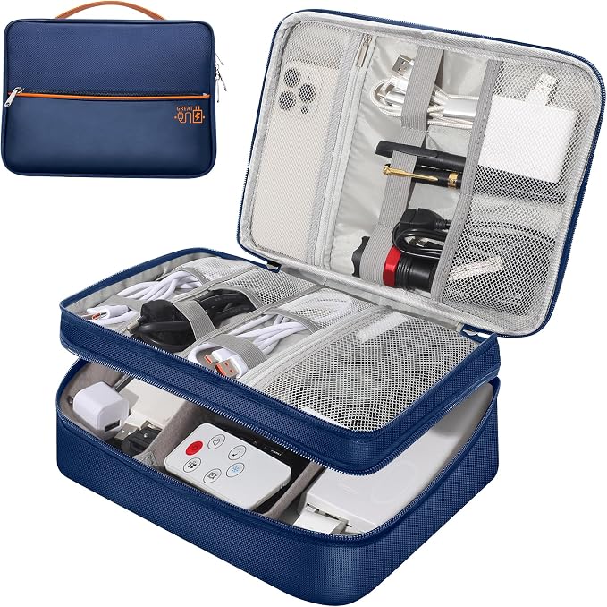 CILLA Electronic Organizer Travel Case, Travel Cord Organizer Case Portable by CILLA