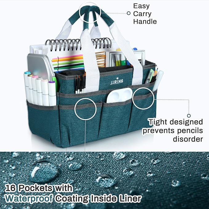 JJRING Craft Organizer Tote Bag - Image 4