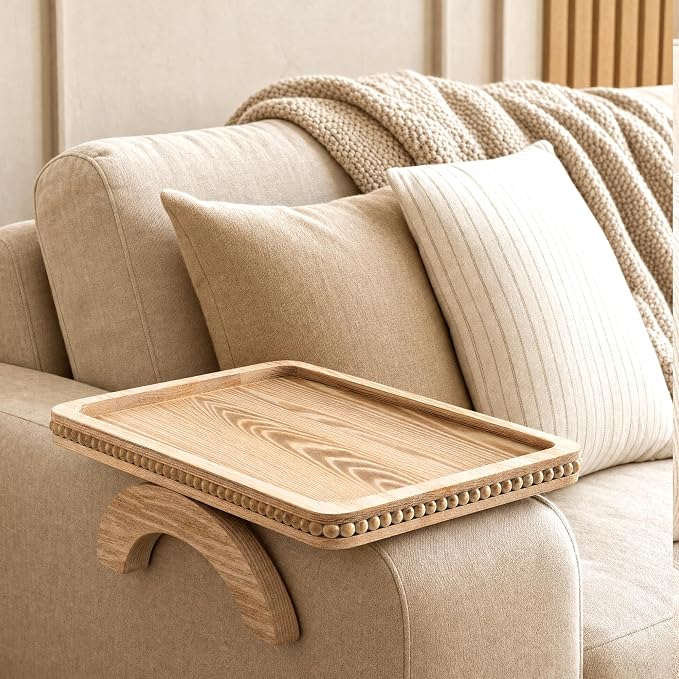 EOSAHR Pine Wood Couch Tray by EOSAHR