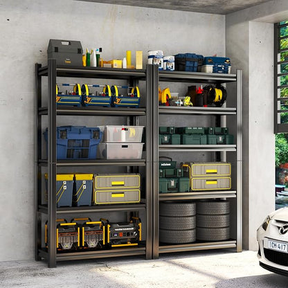 Garage Shelves, Double-Layer Uprights, Thickened Shelves, Waterproof &Rustproof - Image 2