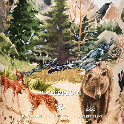Watercolor Animals Laundry Hamper - Image 5