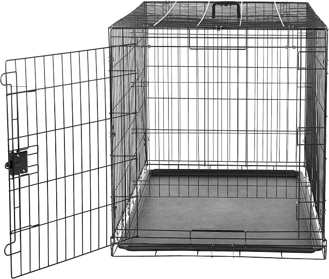 Amazon Basics Durable, Foldable Metal Wire Dog Crate - Image 3