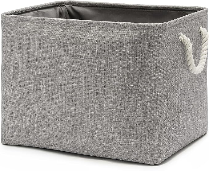 16x12x12 In Foldable Fabric Large Storage Bins by VQRTEXAStorageBasket