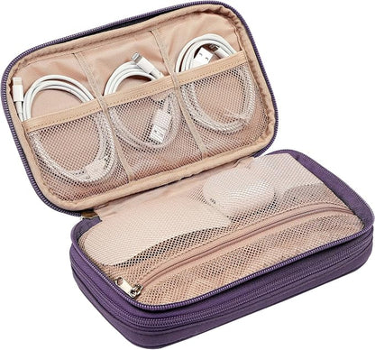 NISHEL Travel Cord Organizer Case, Double Layers Tech Electronic Bag, Essentials - Image 5
