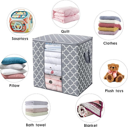 WISELIFE Storage Bags 6 Pack/100L Large Blanket Clothes Organization and - Image 5