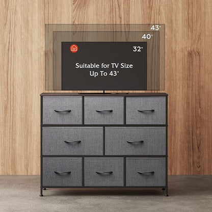 WLIVE 8 Drawer Dresser for Bedroom, Fabric Dresser - Image 5