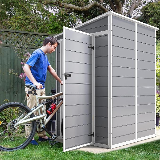 DWVO 5x4 FT Resin Storage Shed - Image 3