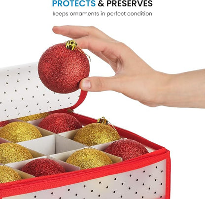 ZOBER Christmas Ornament Storage Box - Image 8