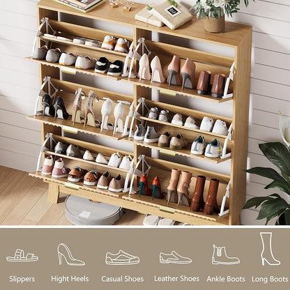 HUANLEGO Shoe Cabinet Storage for Entryway - Image 3