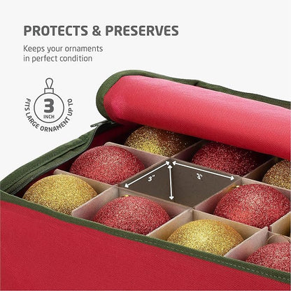 ZOBER Christmas Ornament Storage Box - Image 4