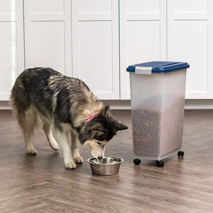 IRIS USA Dog Food Storage Container 38 lb, Airtight Large Pet Food Storage Bin - Image 6