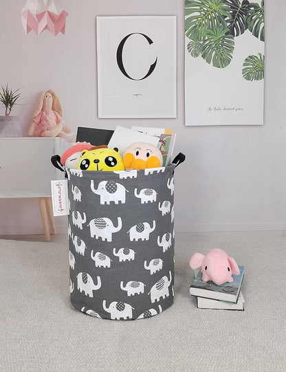 QUEENLALA Large Storage Basket, Laundry Hamper/Bathroom/Home Decor/Collapsible - Image 4