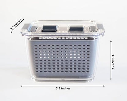 Kitchen Spaces Small Colander Stackable Food Storage Bin - Image 9