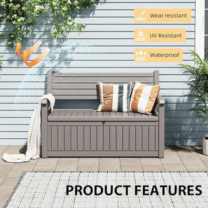 80 Gallon Lockable Deck Bench - Image 5