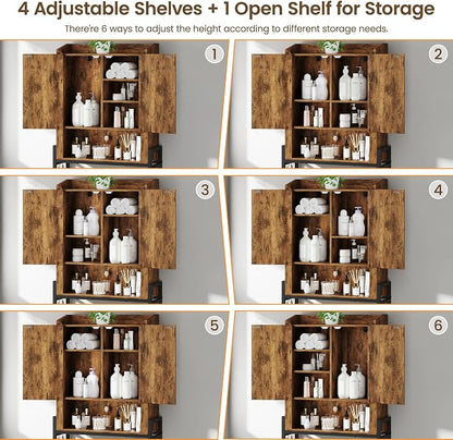 Over The Toilet Storage Cabinet, Over Toilet Organizer - Image 5