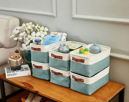 DECOMOMO Small Storage Basket, Closet Storage Bins, Baskets - Image 7