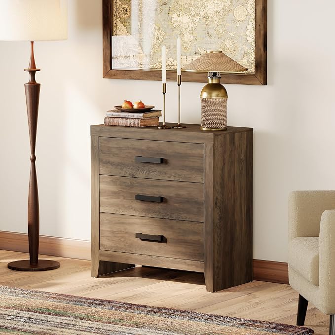 WAMPAT Farmhouse Nightstand - Image 7