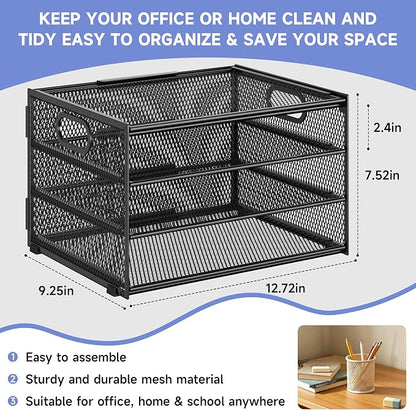 Subekyu Paper Letter Tray Organizer - Image 6
