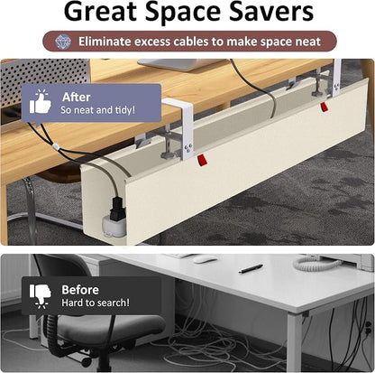 36" Under Desk Cable Management Tray - Image 6