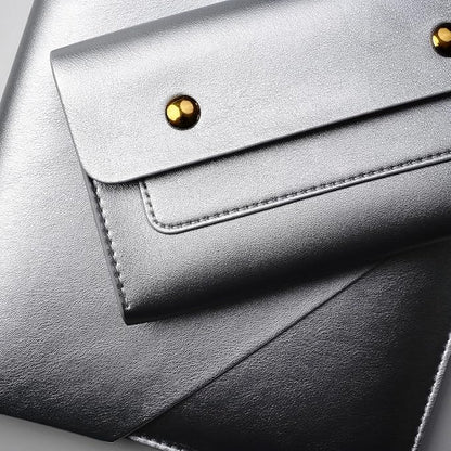 PU Leather Laptop Sleeve Compatible - Image 7