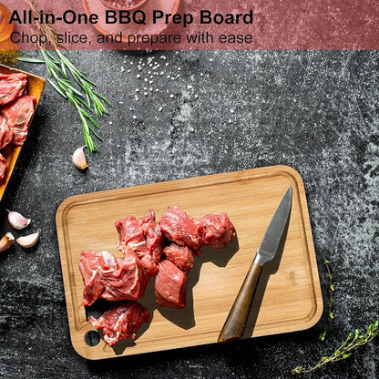 Deep Grill Carry System with Lids, Cutting Board, Gift Ready BBQ Carry Tray - Image 5