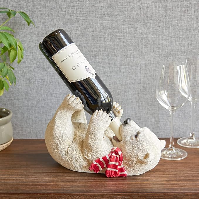 True Cheery Cub Polyresin Wine Bottle Holder - Image 5