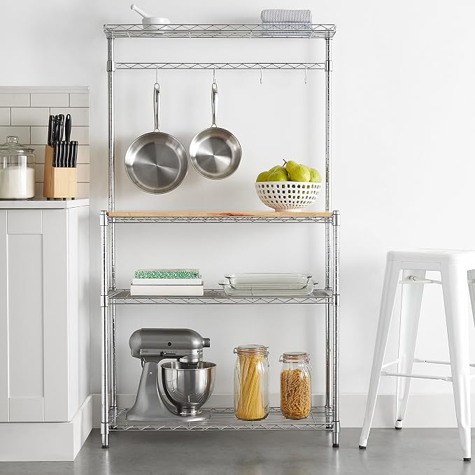 Amazon Basics 3 Tier Sturdy Baker's Rack - Image 2