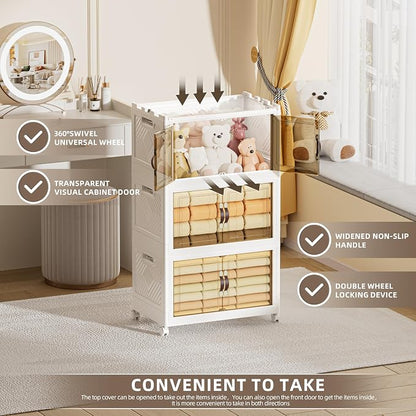 200 QT / 50 Gal Extra Wide Foldable Plastic Cabinet - Image 6
