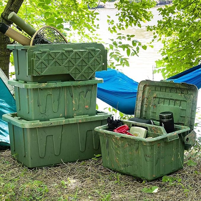 HOMZ 2-Pack Durabilt Tote, Heavy Duty Plastic Storage Bins - Image 10