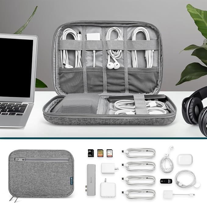 PAVILIA Travel Cord Organizer Case - Image 3