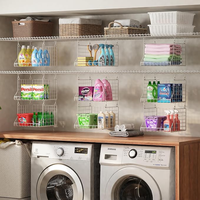 3-Tier Foldable Laundry Basket Organizer - Image 3