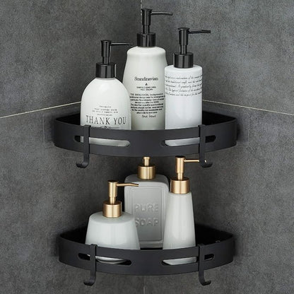 Hoomtaook Adhesive Corner Shelf Bathroom Shower Caddy Organizer by Hoomtaook