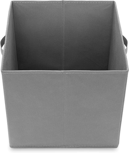 Casafield Set of 6 Collapsible Fabric Cube Storage Bins, Cubby Organizers & More - Image 4